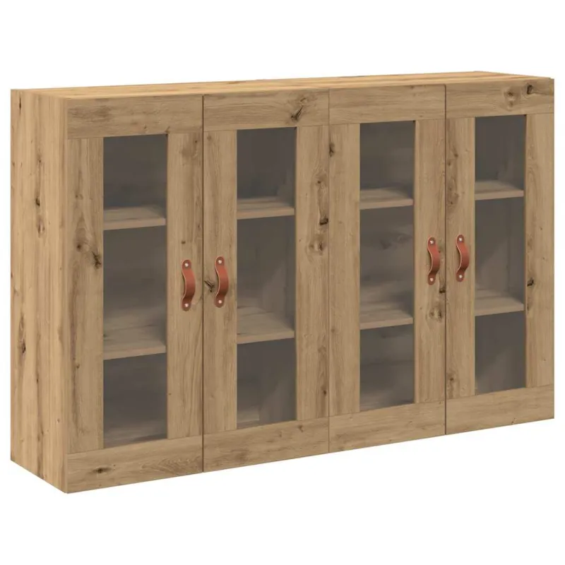 Sieniniai baldai 2 pcs Amatininkų ąžuolas 69,5 x 34 x 90 cm