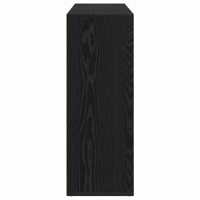 Kabalas 2 pcs Juodas ąžuolas 60 x 31 x 84 cm Apdirbta mediena