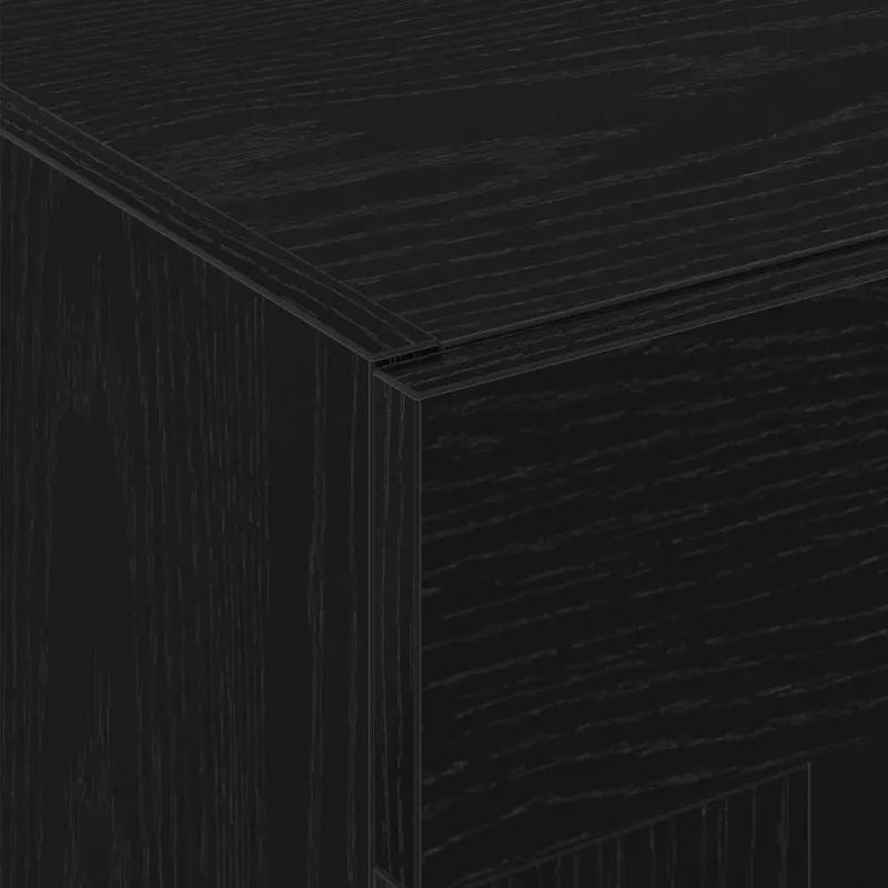 Sieniniai baldai 2 pcs Juodas ąžuolas 69,5 x 34 x 90 cm