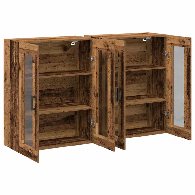 Sieniniai baldai 2 pcs Senovinis medis 69,5 x 34 x 90 cm