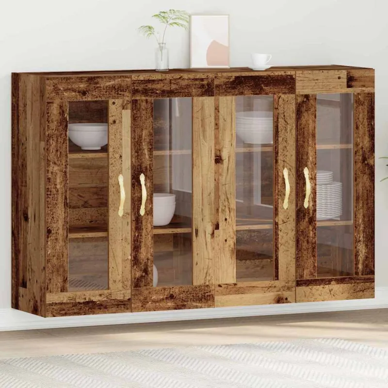 Sieniniai baldai 2 pcs Senovinis medis 69,5 x 34 x 90 cm