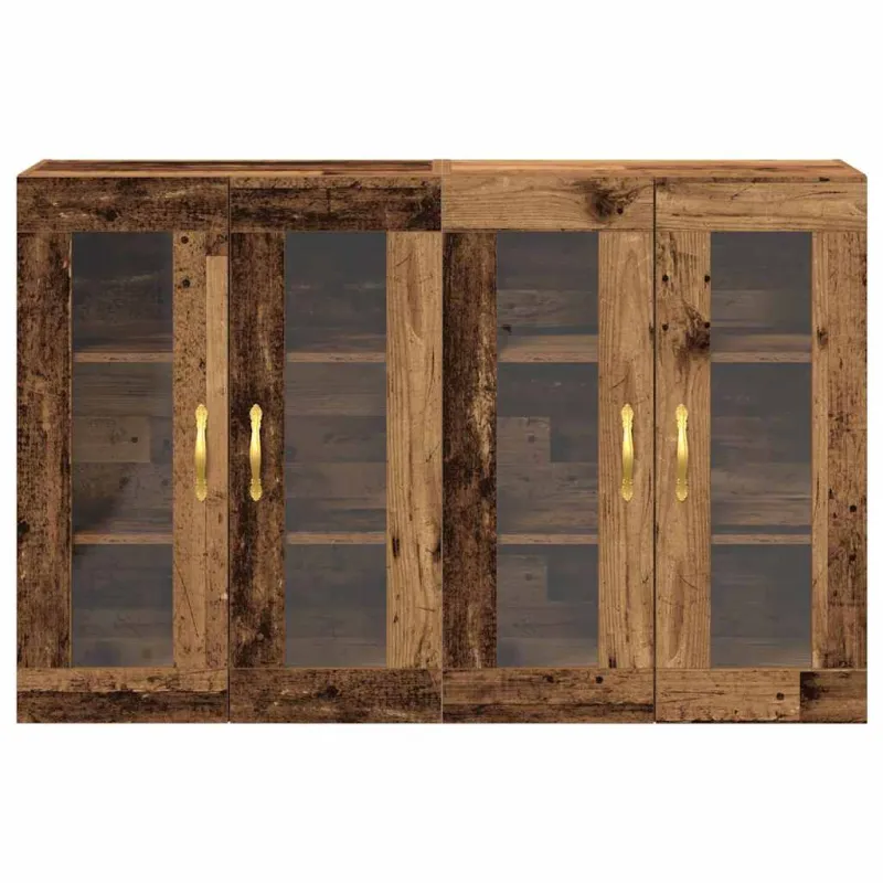 Sieniniai baldai 2 pcs Senovinis medis 69,5 x 34 x 90 cm