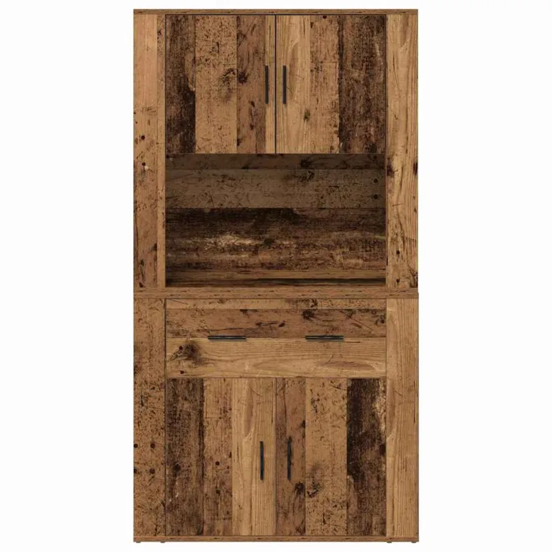 Highboardas Sena mediena 80 x 33 x 150 cm Apdirbta mediena