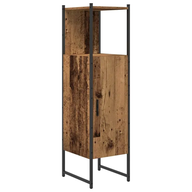 Vonios baldų rinkinys su saugykla 4 pcs Ruda 33 x 33 x 185.5 cm