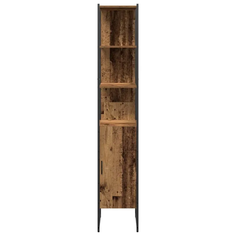 Vonios baldų rinkinys su saugykla 4 pcs Ruda 33 x 33 x 185.5 cm