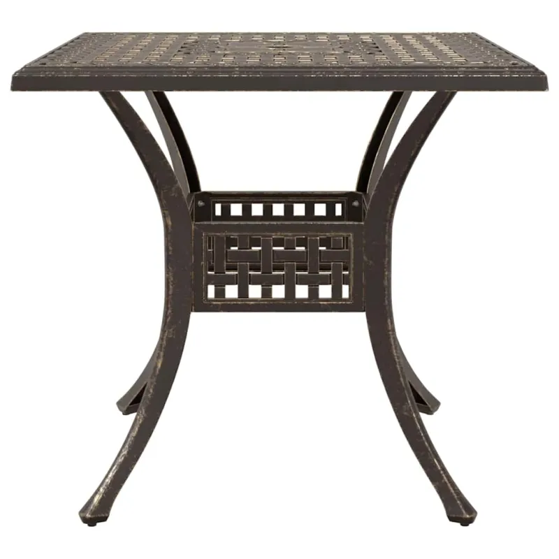 Sodo stalo komplektas 5 pcs Bronzinė Liejamasis aliuminis