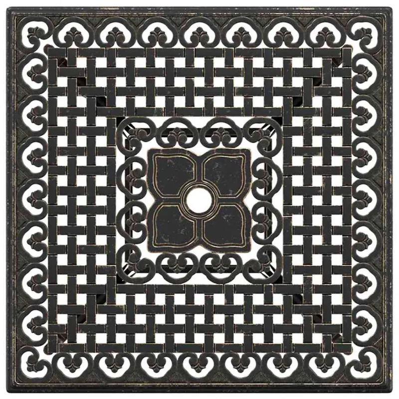 Sodo stalo komplektas 5 pcs Bronzinė Liejamasis aliuminis