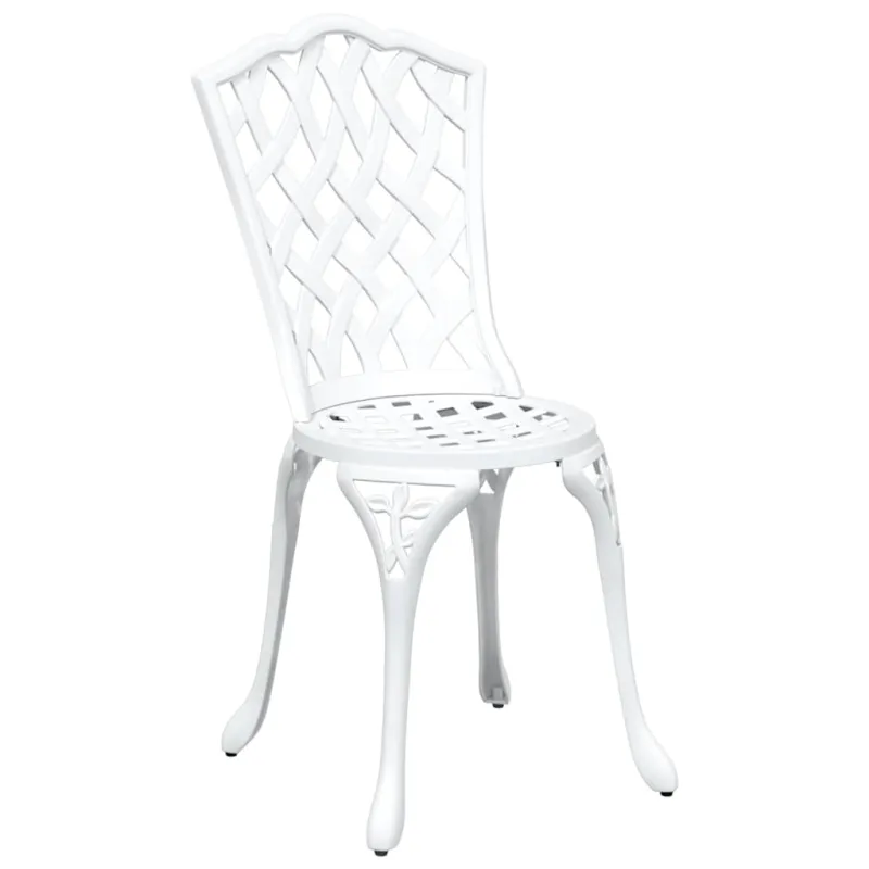Sodo stalo komplektas 3 pcs Balta Liejamasis aliuminis
