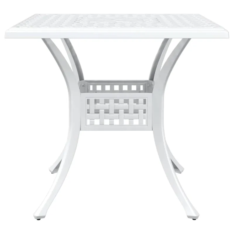 Sodo stalo komplektas 3 pcs Balta Liejamasis aliuminis