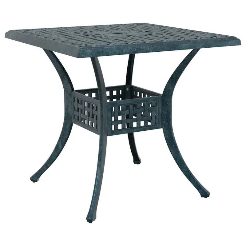 Sodo stalo komplektas 3 pcs Žalia Liejamasis aliuminis