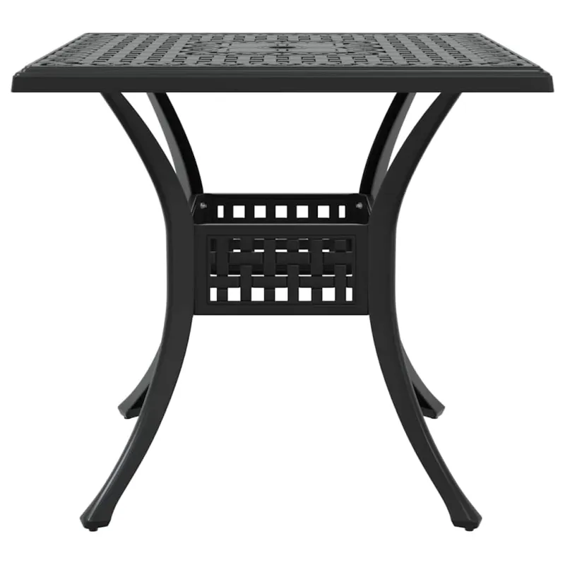Sodo stalo komplektas 3 pcs Juoda Liejamasis aliuminis