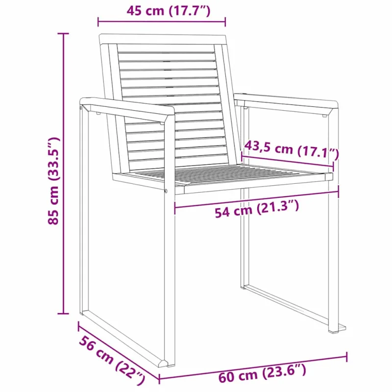 Saulės gultas 3 pcs Ruda