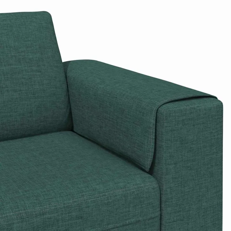 Svetainės sofa Tamsiai žalia 250 x 77 x 76 cm Poliesteris