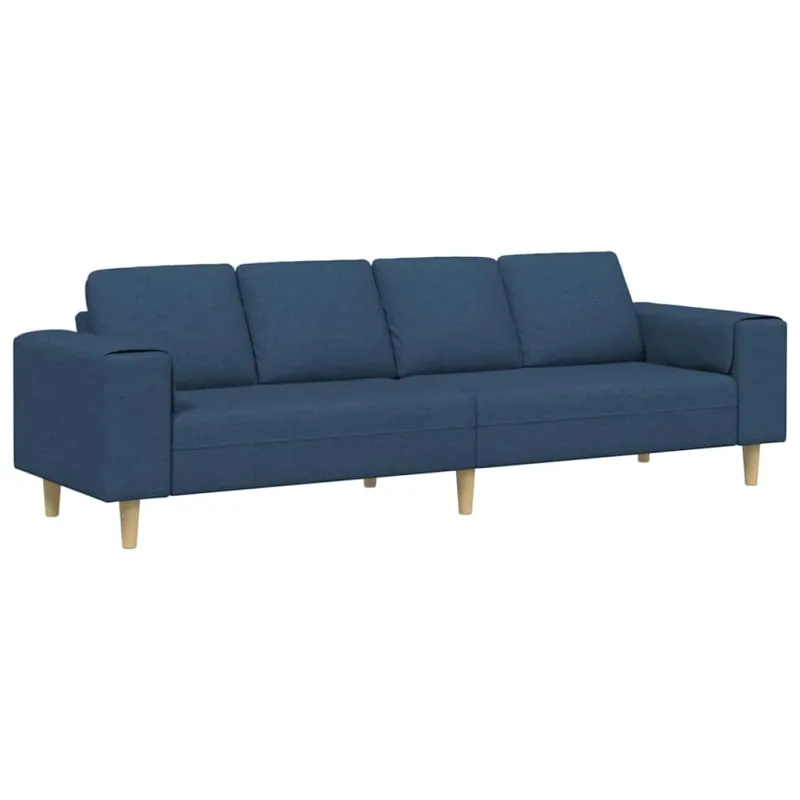 Svetainės sofa Mėlyna 250 x 77 x 76 cm Poliesteris