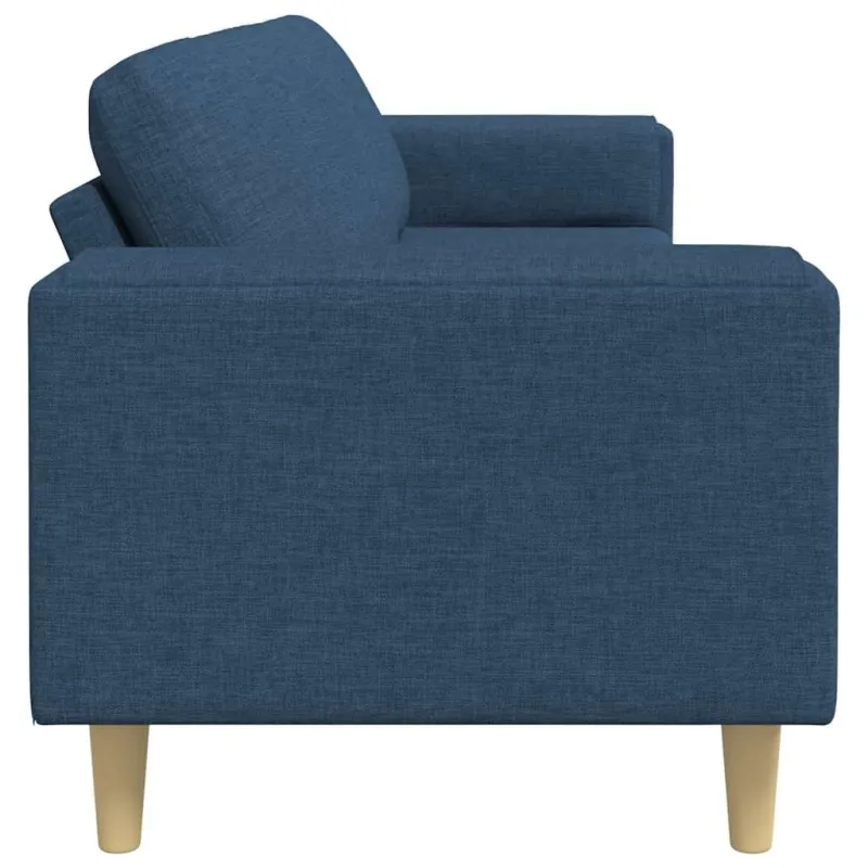 Svetainės sofa Mėlyna 250 x 77 x 76 cm Poliesteris