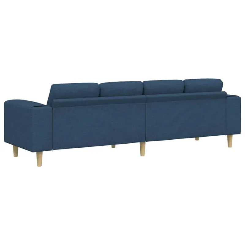 Svetainės sofa Mėlyna 250 x 77 x 76 cm Poliesteris