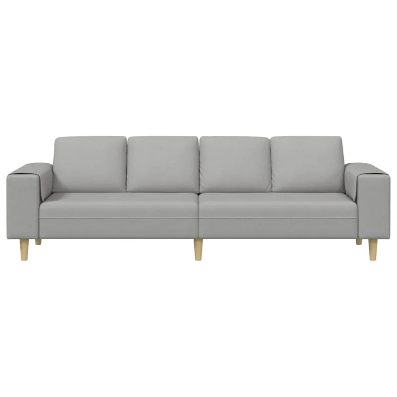 Svetainės sofa Debesų pilka 250 x 77 x 76 cm Poliesteris
