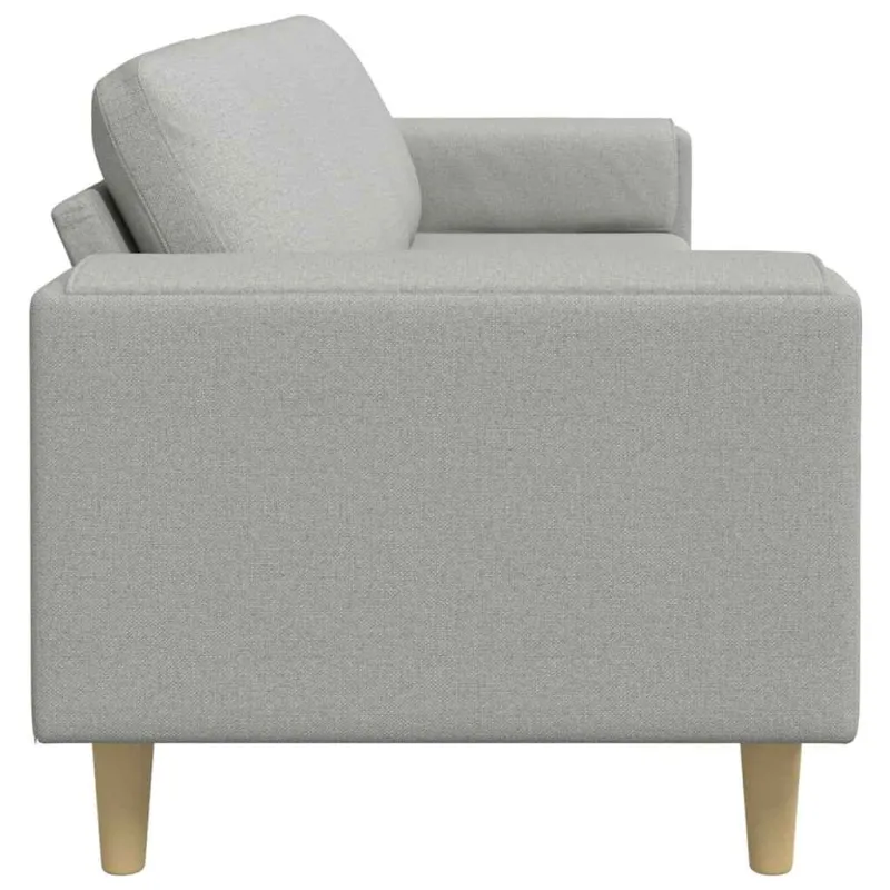 Svetainės sofa Debesų pilka 250 x 77 x 76 cm Poliesteris