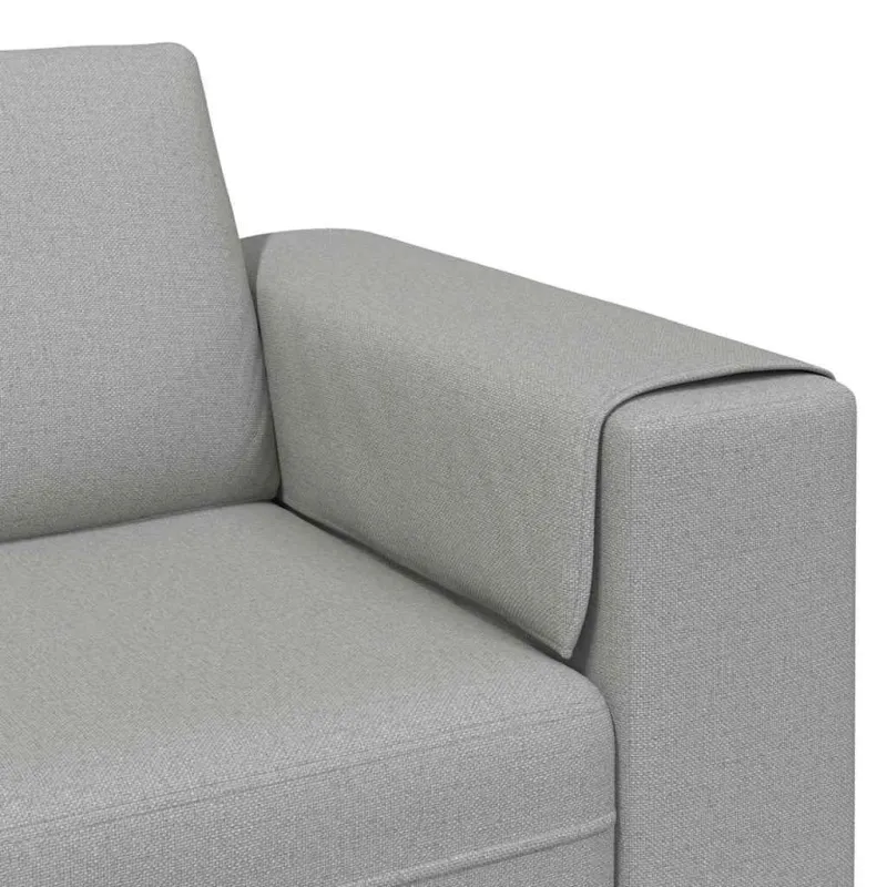 Svetainės sofa Debesų pilka 250 x 77 x 76 cm Poliesteris