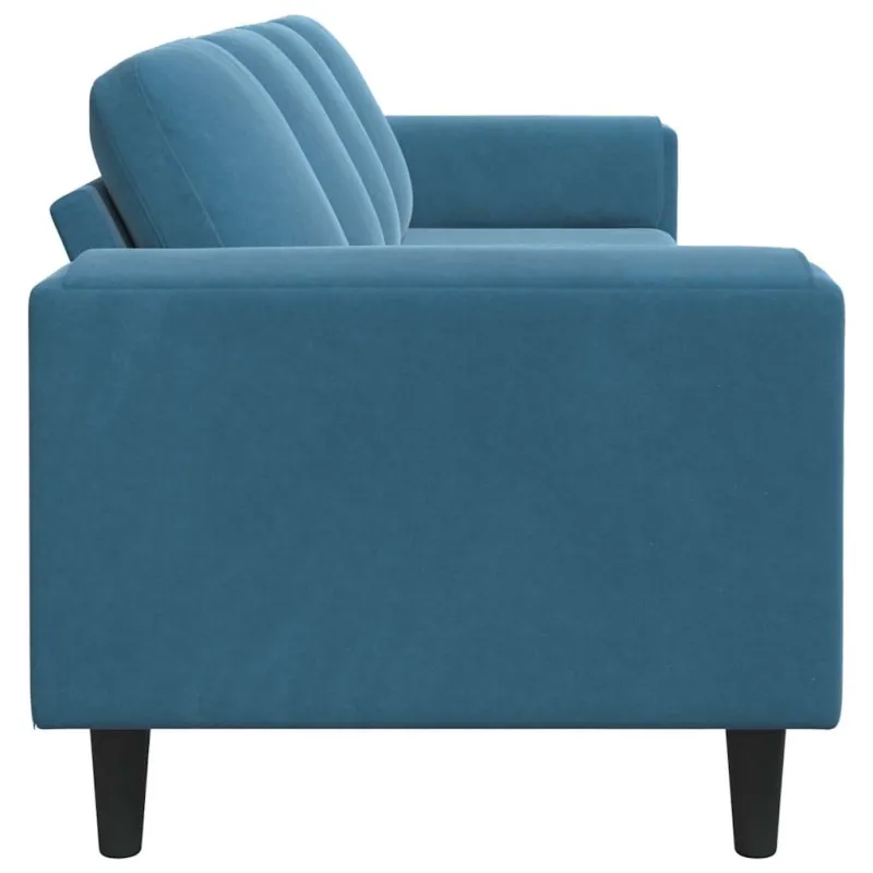 Svetainės sofa Mėlyna 250 x 77 x 76 cm