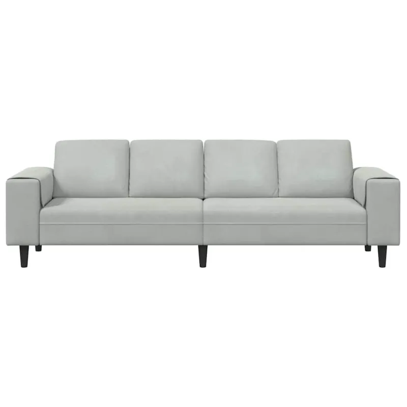 Svetainės sofa Šviesiai pilka 250 x 77 x 76 cm