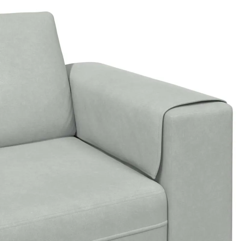 Svetainės sofa Šviesiai pilka 250 x 77 x 76 cm