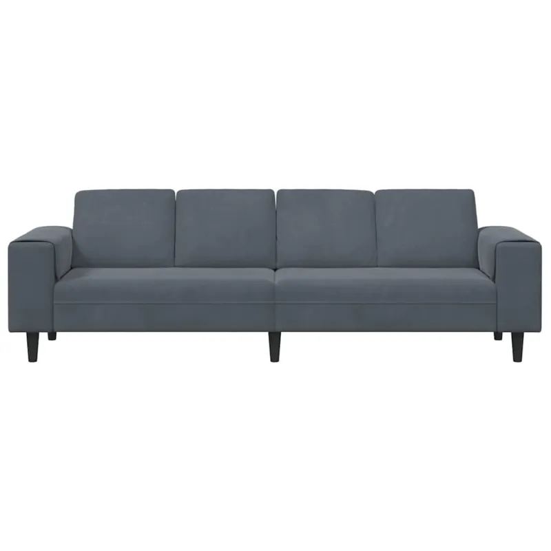 Svetainės sofa Tamsiai pilka 250 x 77 x 76 cm