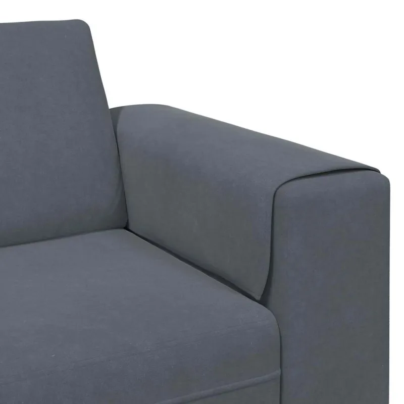 Svetainės sofa Tamsiai pilka 250 x 77 x 76 cm