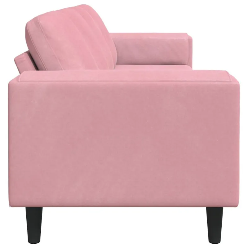 Svetainės sofa Rožinė 250 x 77 x 76 cm