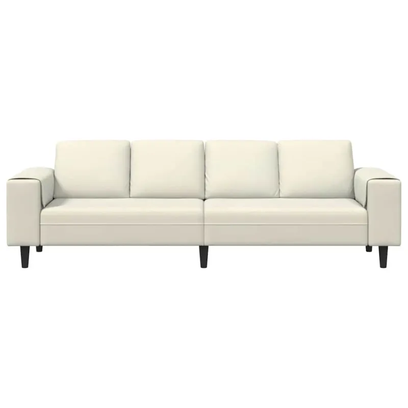 Svetainės sofa Kreminė 250 x 77 x 76 cm