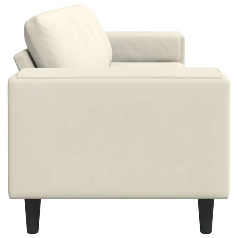 Svetainės sofa Kreminė 250 x 77 x 76 cm