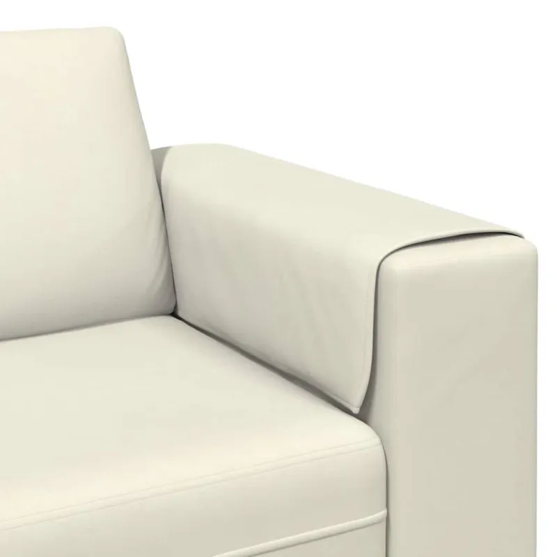 Svetainės sofa Kreminė 250 x 77 x 76 cm