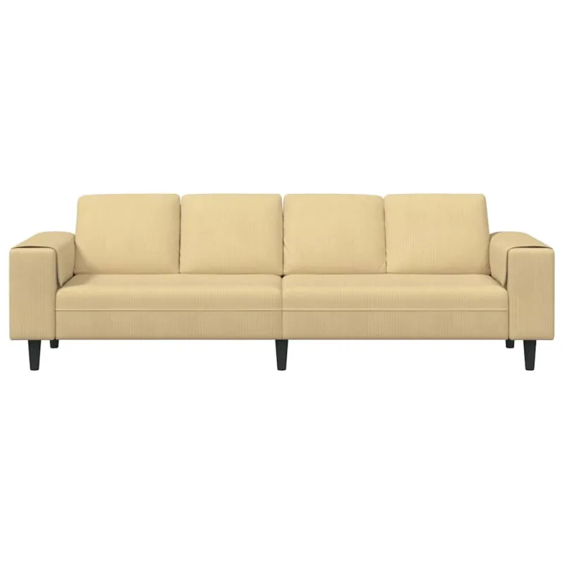 Sofa Pilkai žalia 250 x 77 x 76 cm Kordūrinis audinys