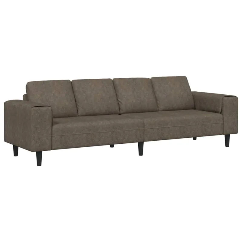 Svetainės sofa Tamsiai pilka 250 x 77 x 76 cm