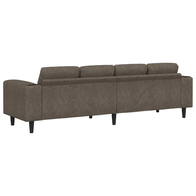 Svetainės sofa Tamsiai pilka 250 x 77 x 76 cm