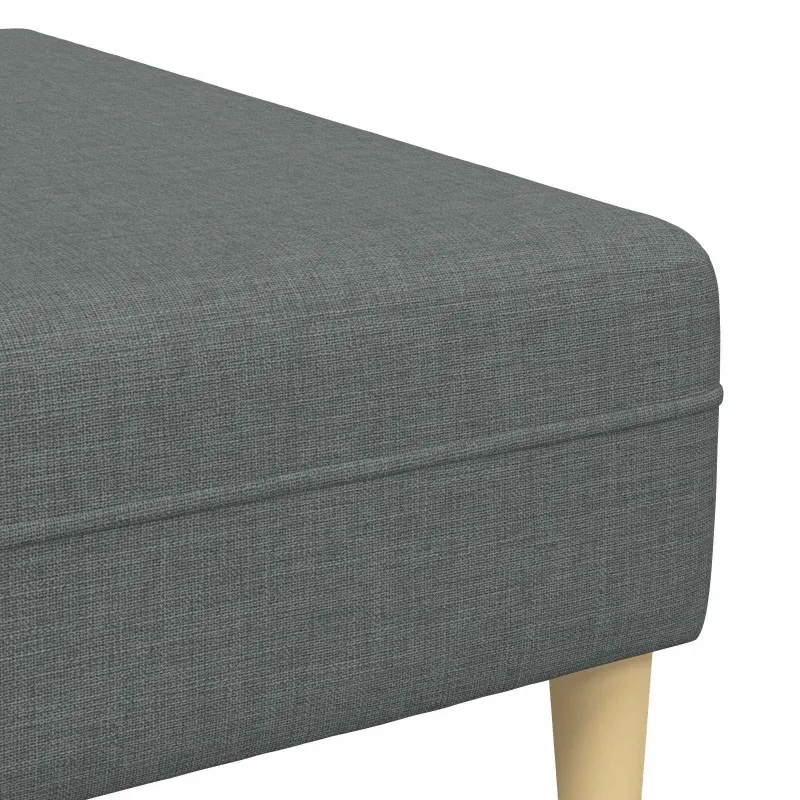 Svetainės sofa 3 pcs Tamsiai pilka Poliesteris