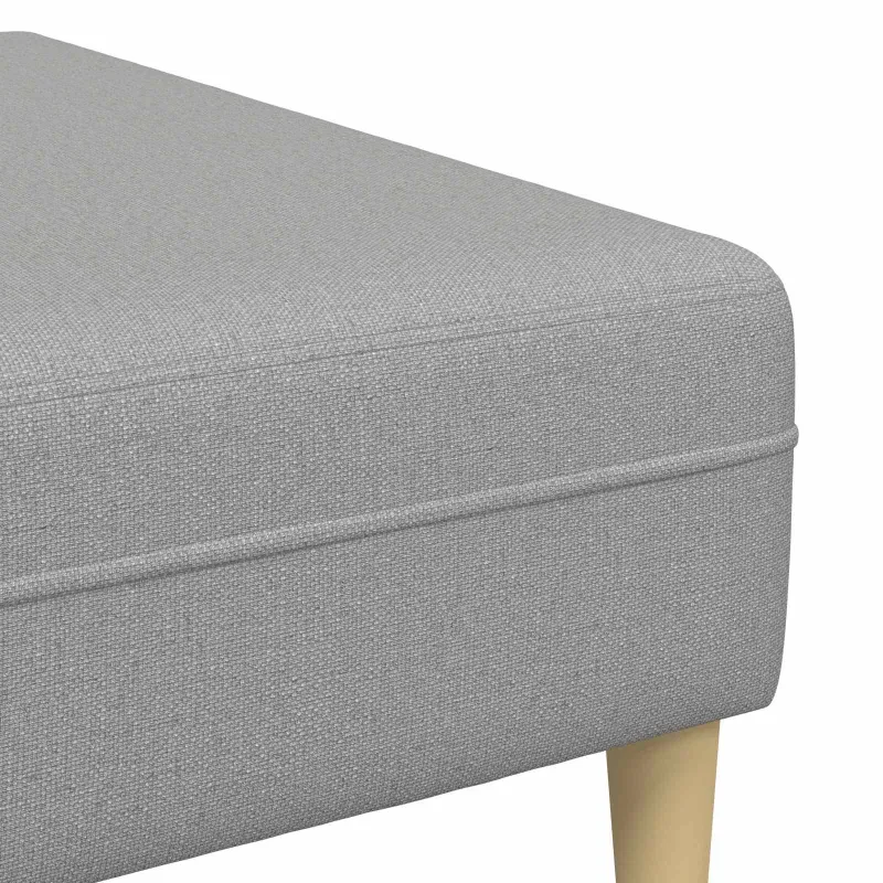 Svetainės sofa 3 pcs Debesų pilka 250 x 188 x 76 cm Poliesteris