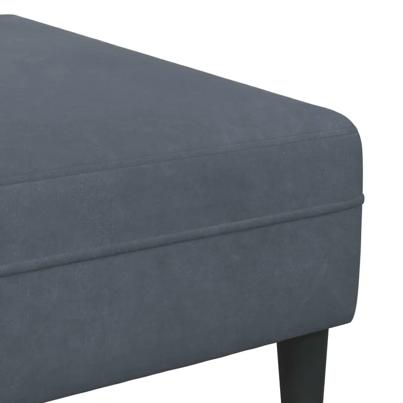 Svetainės sofa 3 pcs Tamsiai pilka 250 x 188 x 76 cm
