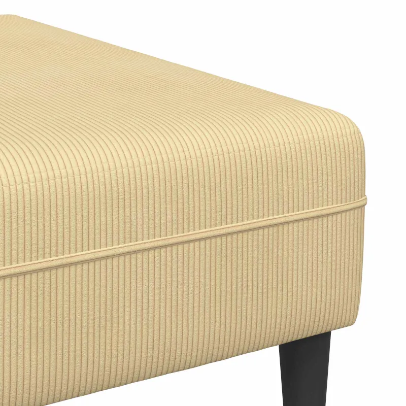 Sofa Pilkai žalia 250 x 188 x 76 cm Kordūrinis audinys