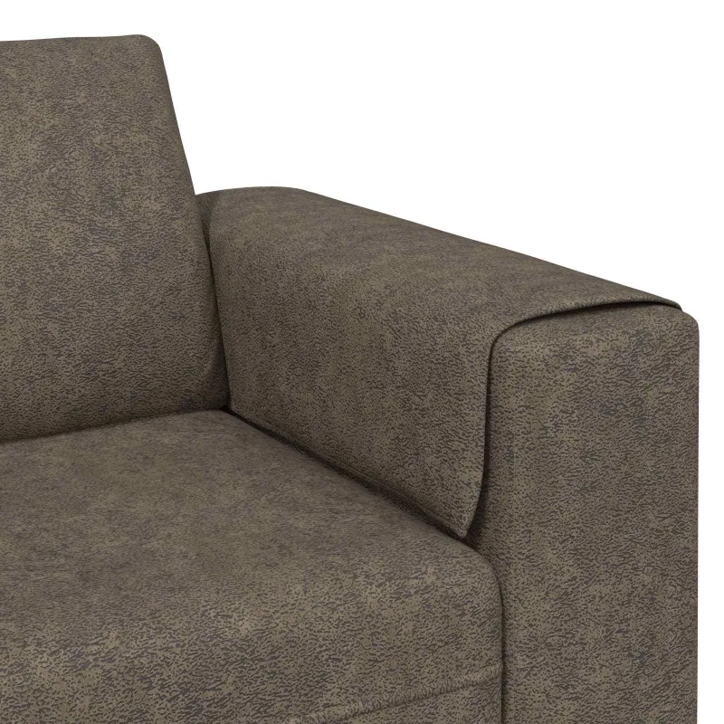 Svetainės sofa 3 pcs Tamsiai pilka