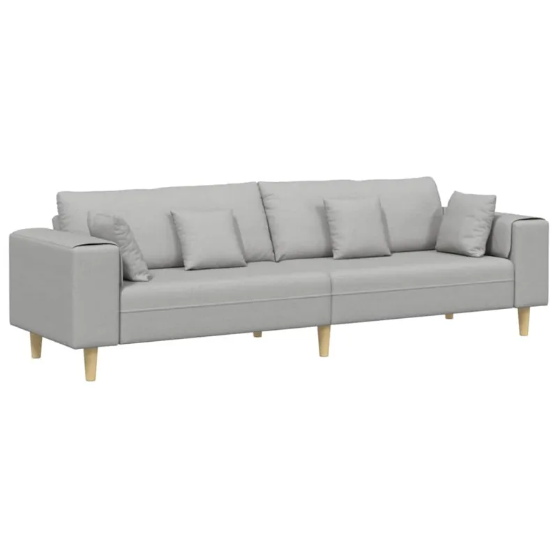 Sofa Debesų pilka 250 x 77 x 76 cm audinys