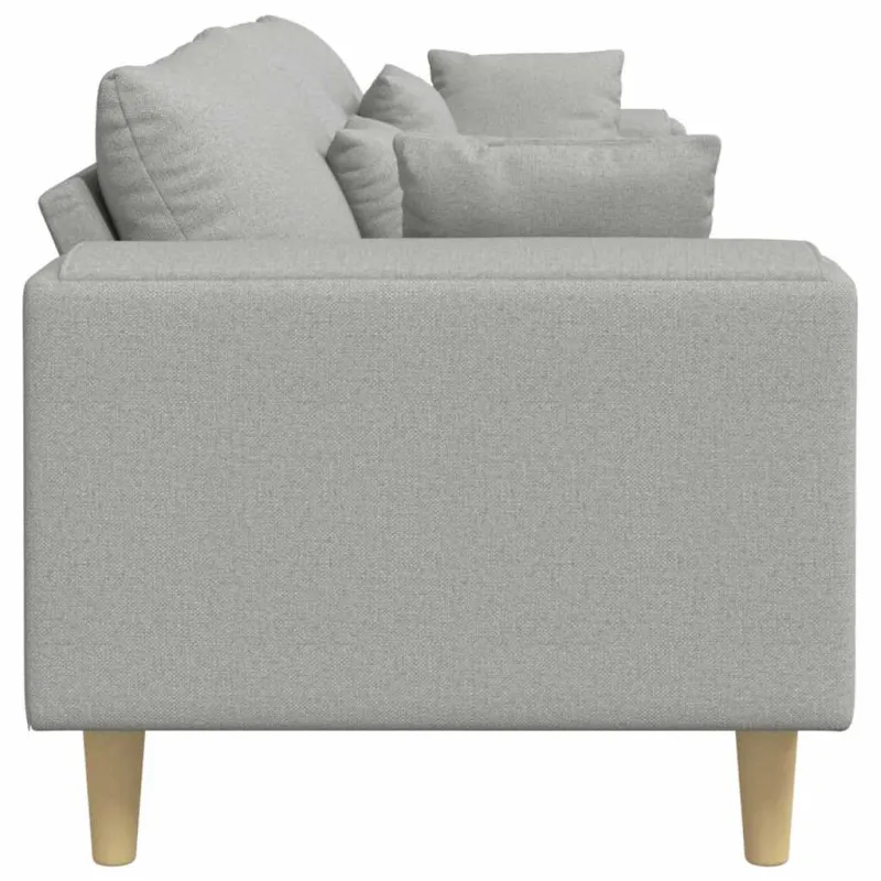 Sofa Debesų pilka 250 x 77 x 76 cm audinys