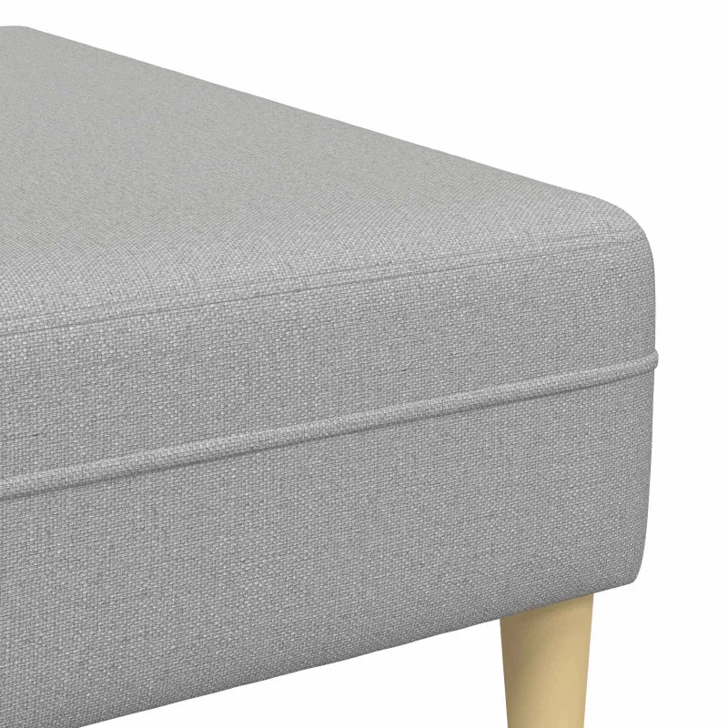 Sofa 3 pcs Debesų pilka 250 x 188 x 76 cm audinys