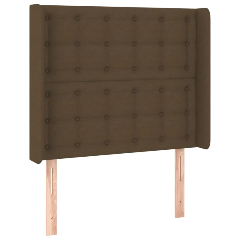 Galvūgalis su LED, tamsiai rudos spalvos, 83x16x118/128cm