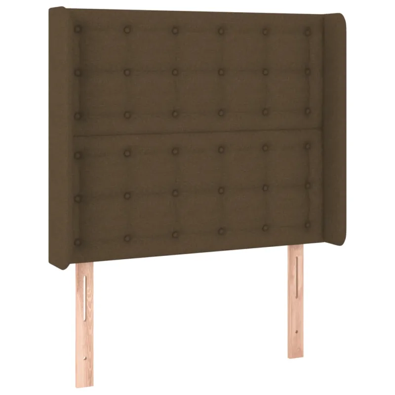 Galvūgalis su LED, tamsiai rudos spalvos, 103x16x118/128cm