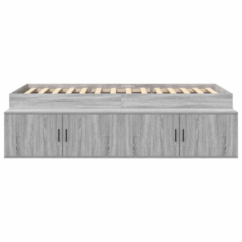 Lovos rėmas Pilkas Sonoma 90 x 200 cm Apdirbta mediena