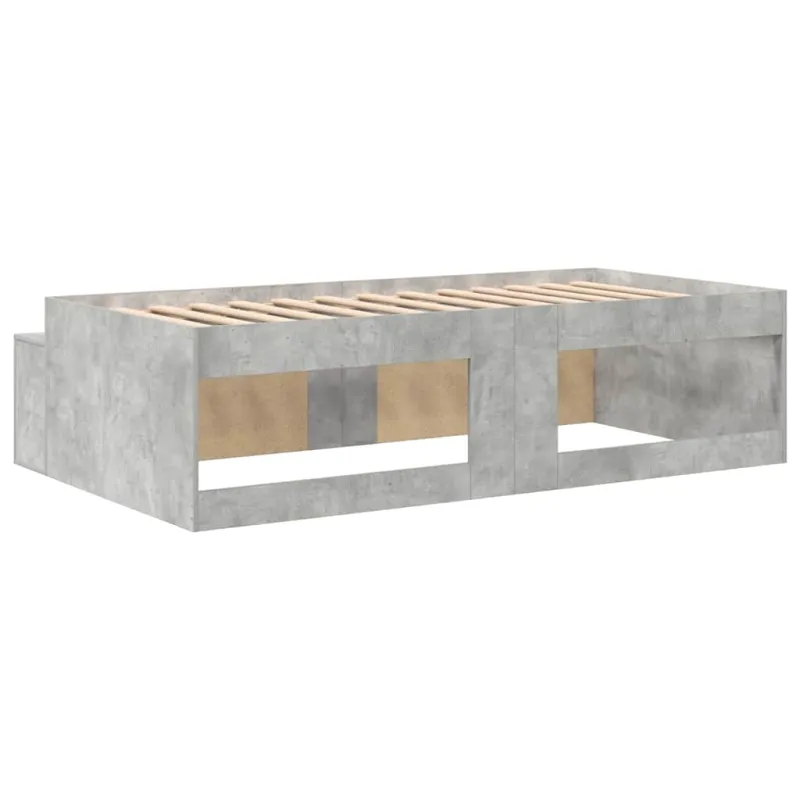 Lovos rėmas Betono pilka 80 x 200 cm Apdirbta mediena
