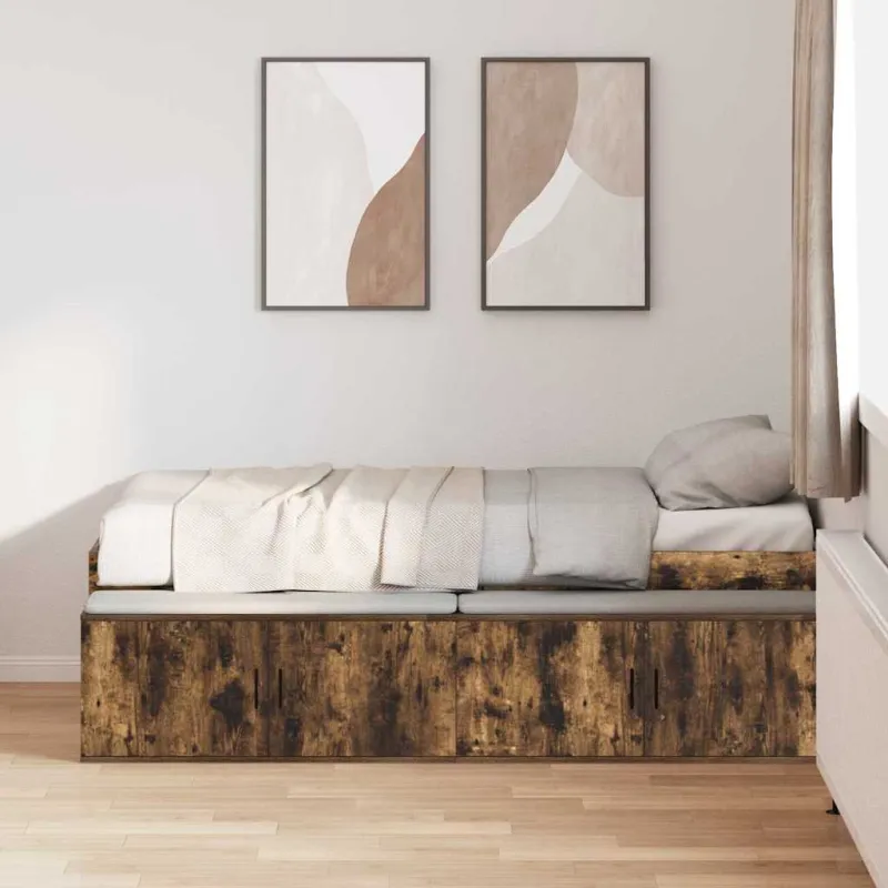 Lovos rėmas Rūkyta ąžuolas 80 x 200 cm Apdirbta mediena