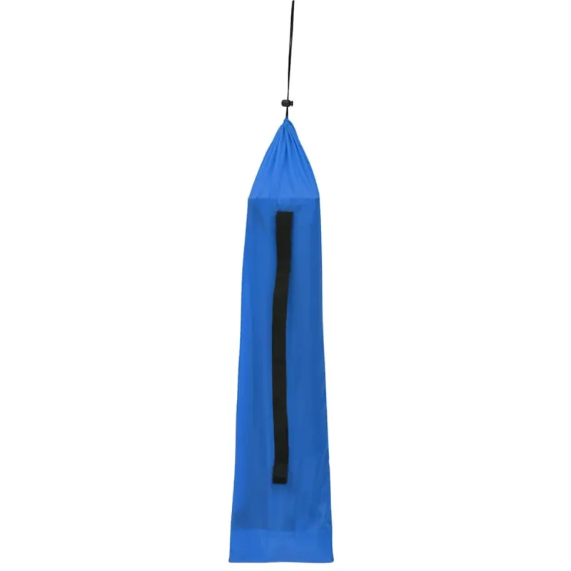 Stovyklavimo gultas, mėlynas, 180x60x19cm, audinys ir plienas