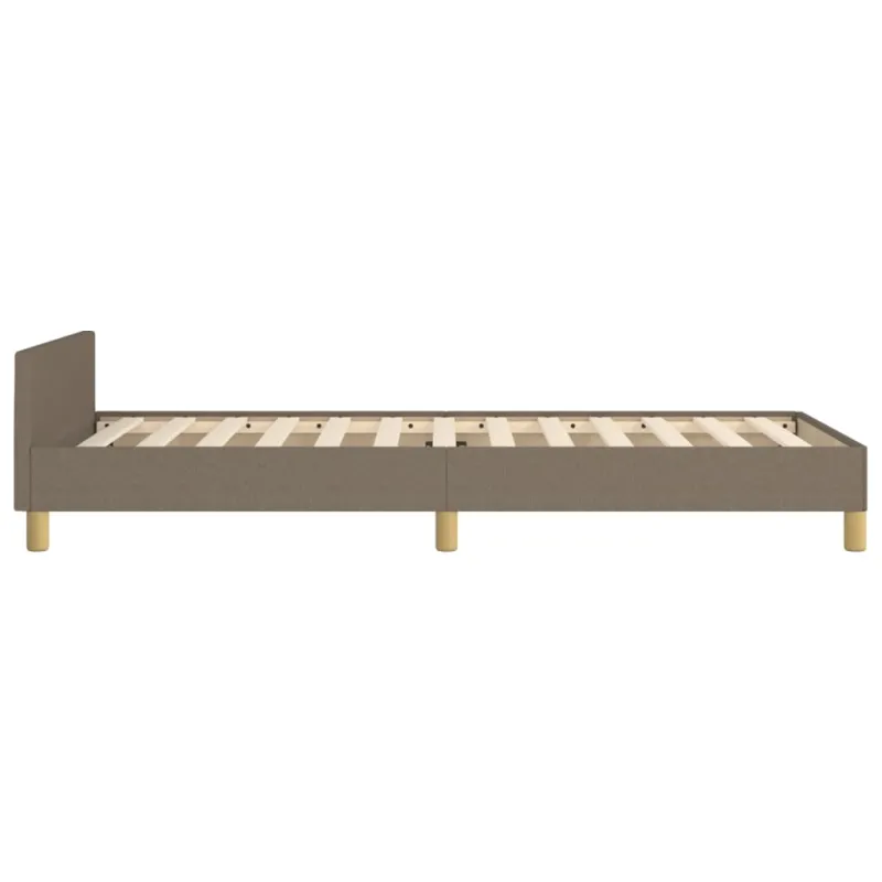 Lovos rėmas be čiužinio, taupe, 90x190 cm, audinys